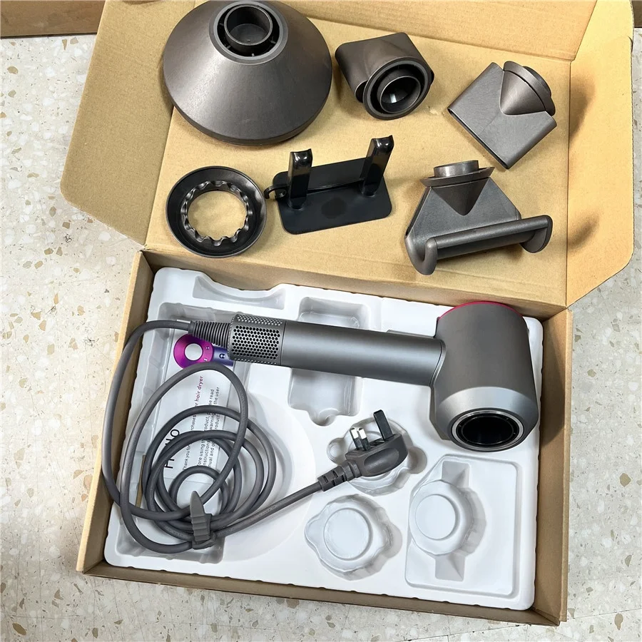 US warehouse dropshipping professional negative ionic leafless hair dryer super sonic HD08 6 in 1 DY hair dryer compact