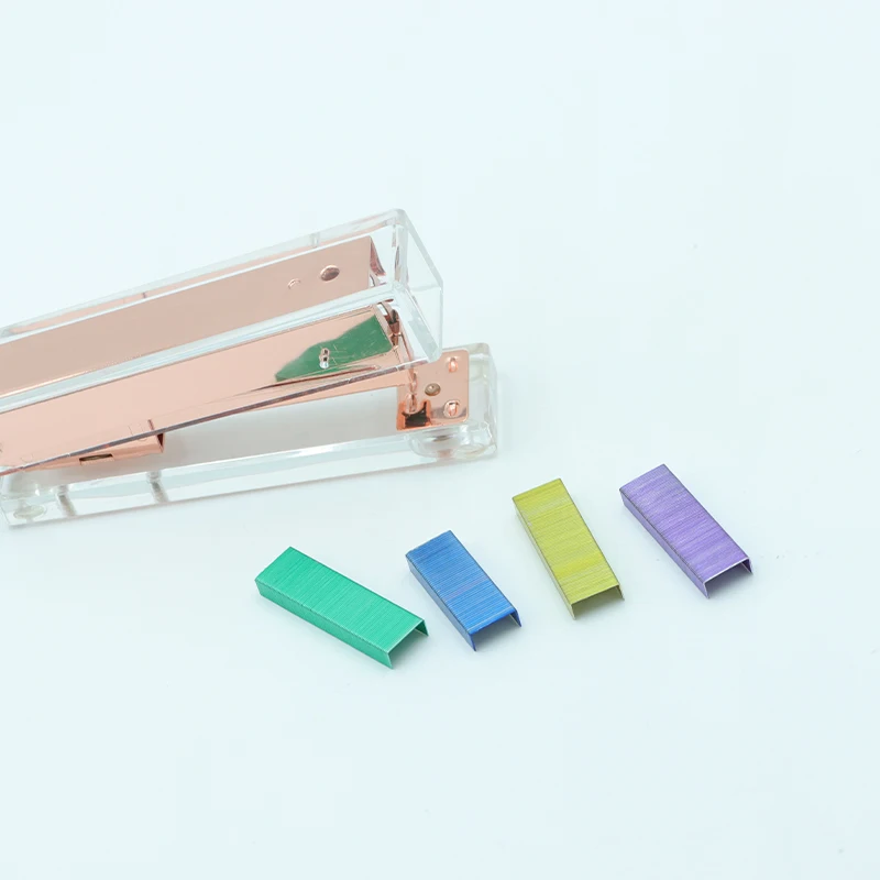 Factory supply  good quality colorful  agrafes 26/6 office staples