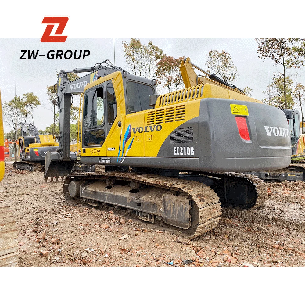 Volvo ec200 ec210 ec220 hydraulic excavator machine used volvo 210 crawler excavators