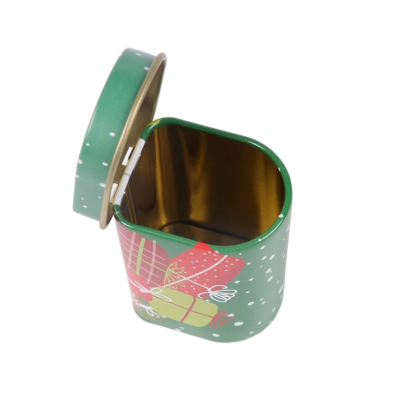 Black tea green round cans custom tinplate cans cans printing metal packaging