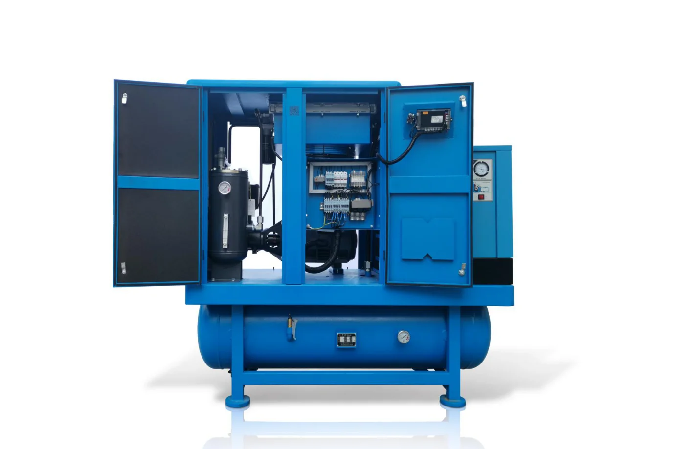 China Integrated Rotary Screw Compressor Industrial Air Compressor Price 380V AC Screw 8Bar Air Compressor Price