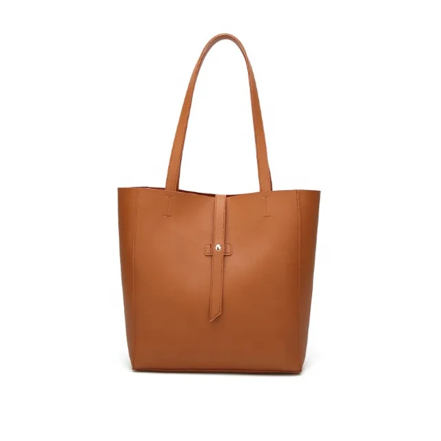 trendy plain leather handbag mini tote bags