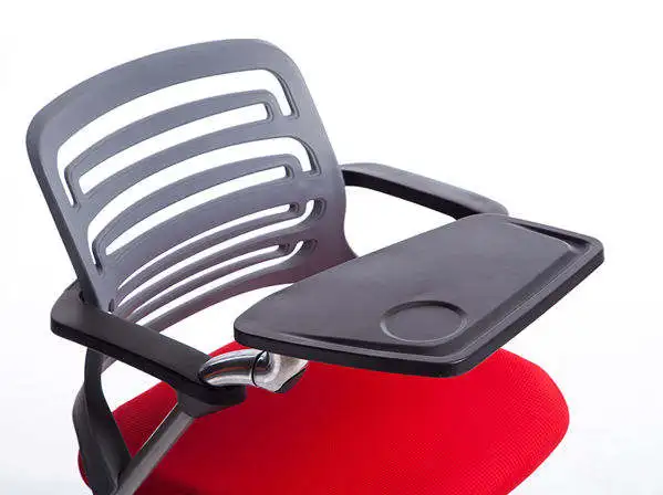 Kable Revolving Fordable Plastic Solid Steel Frame Chair Training Chair With Writing Pad