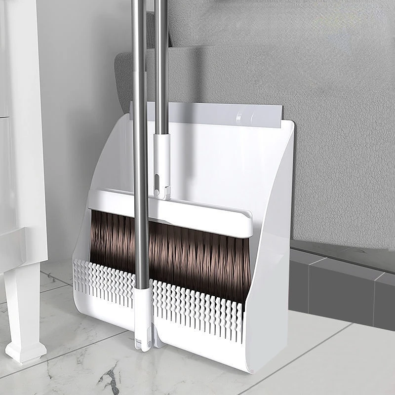 Broom Dustpan set Household broom wiper Non-stick Hair Dustpan Sweeping broom  trash shovel