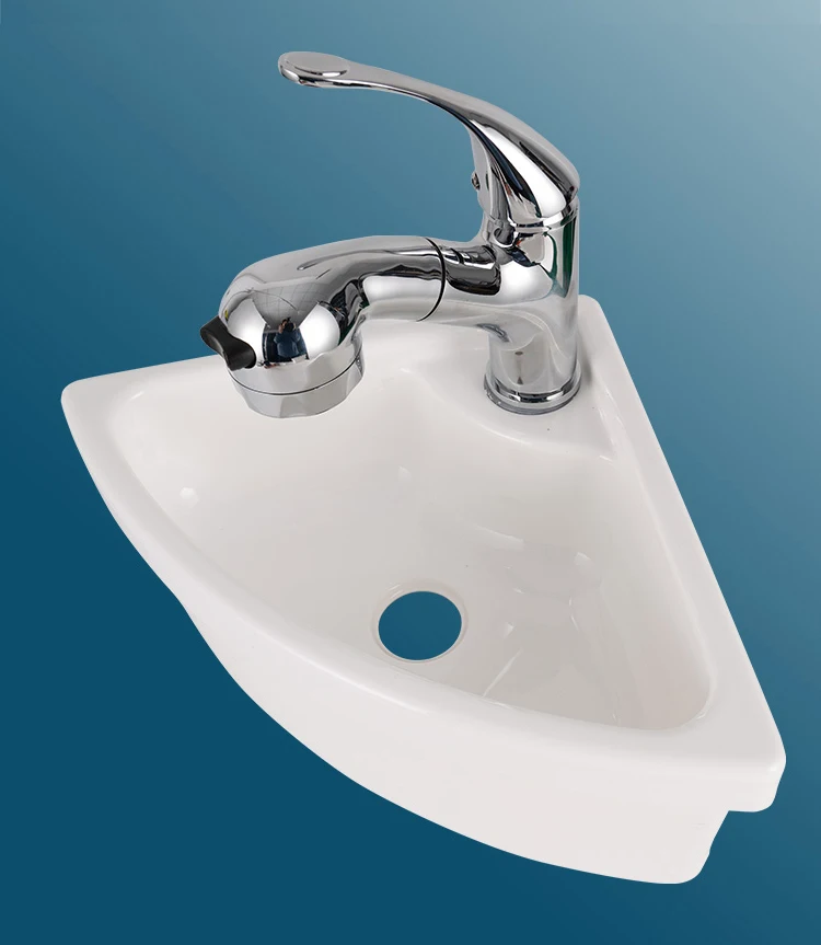 Affordable & Fast-Moving Space-Saving White PP Sink Easy-Clean with Stylish Design for RVs Boats Campervans & Temporary Shelters
