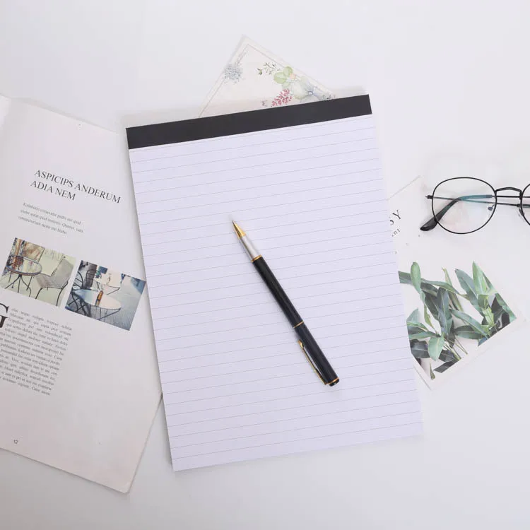 Cheap Custom Hotel A5 Notepad With logo Simple Note Pad for Real Estate Promotional Gifts