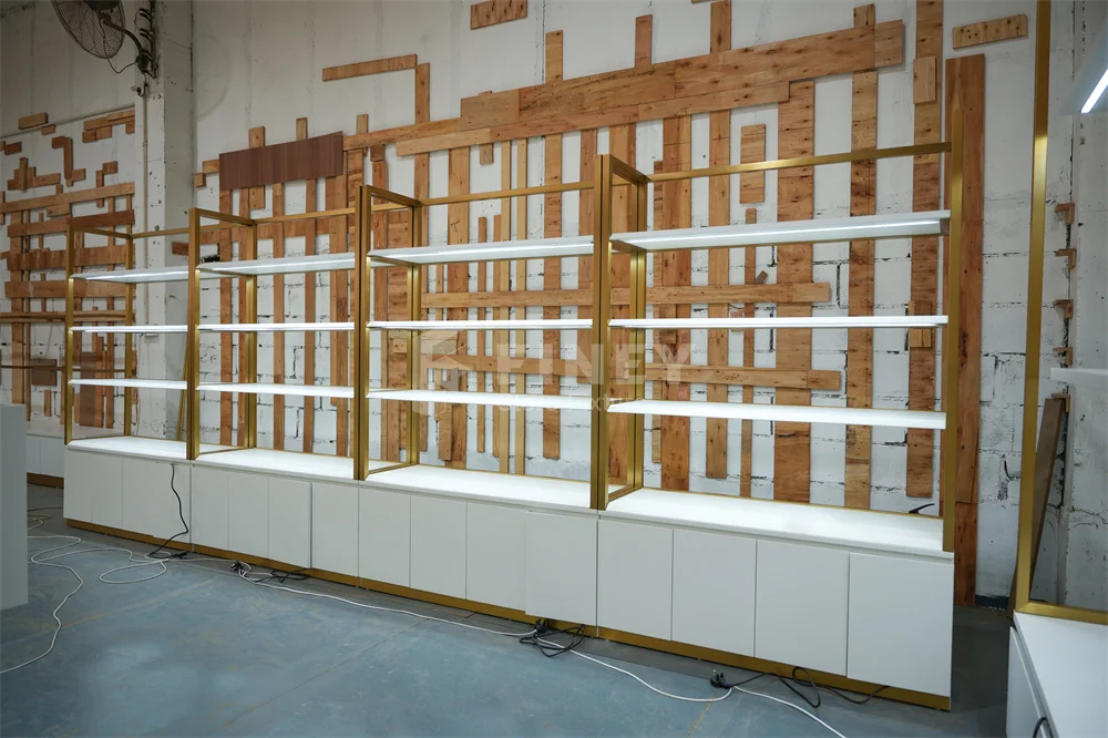 Wig Display Mannequin Head Display Rack Wall Mounted Wig Display Shelves for Hair Salon