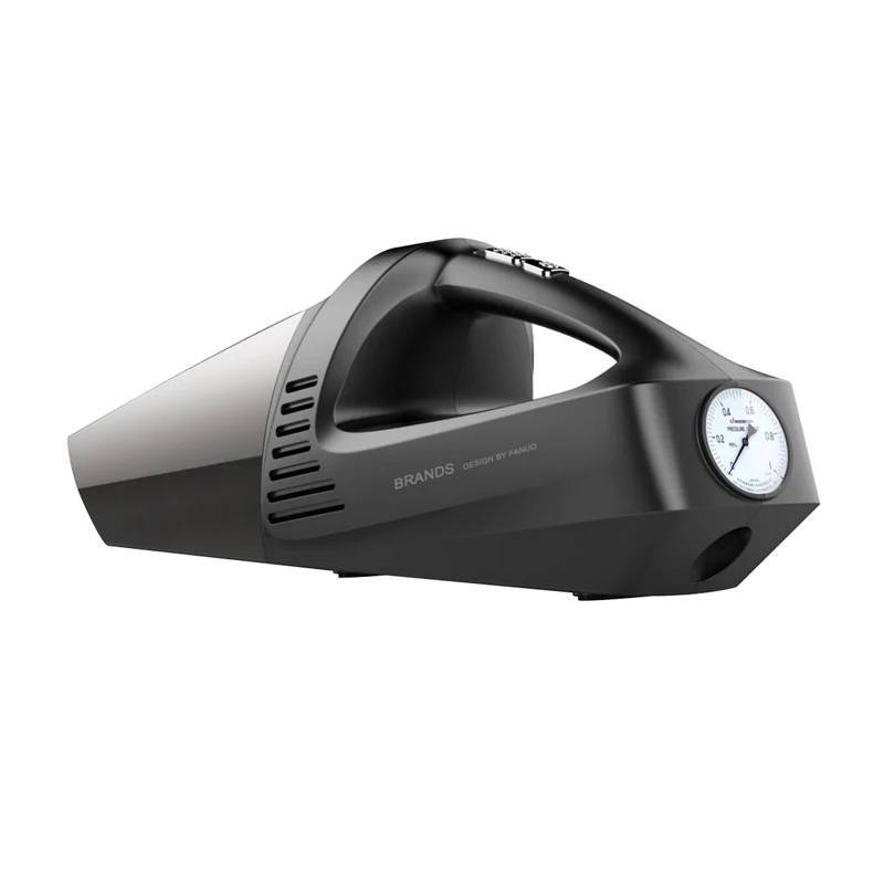 5000Pa Rechargeable Lighting Tire Pressure Measuring Four In One Car Vacuum Cleaner