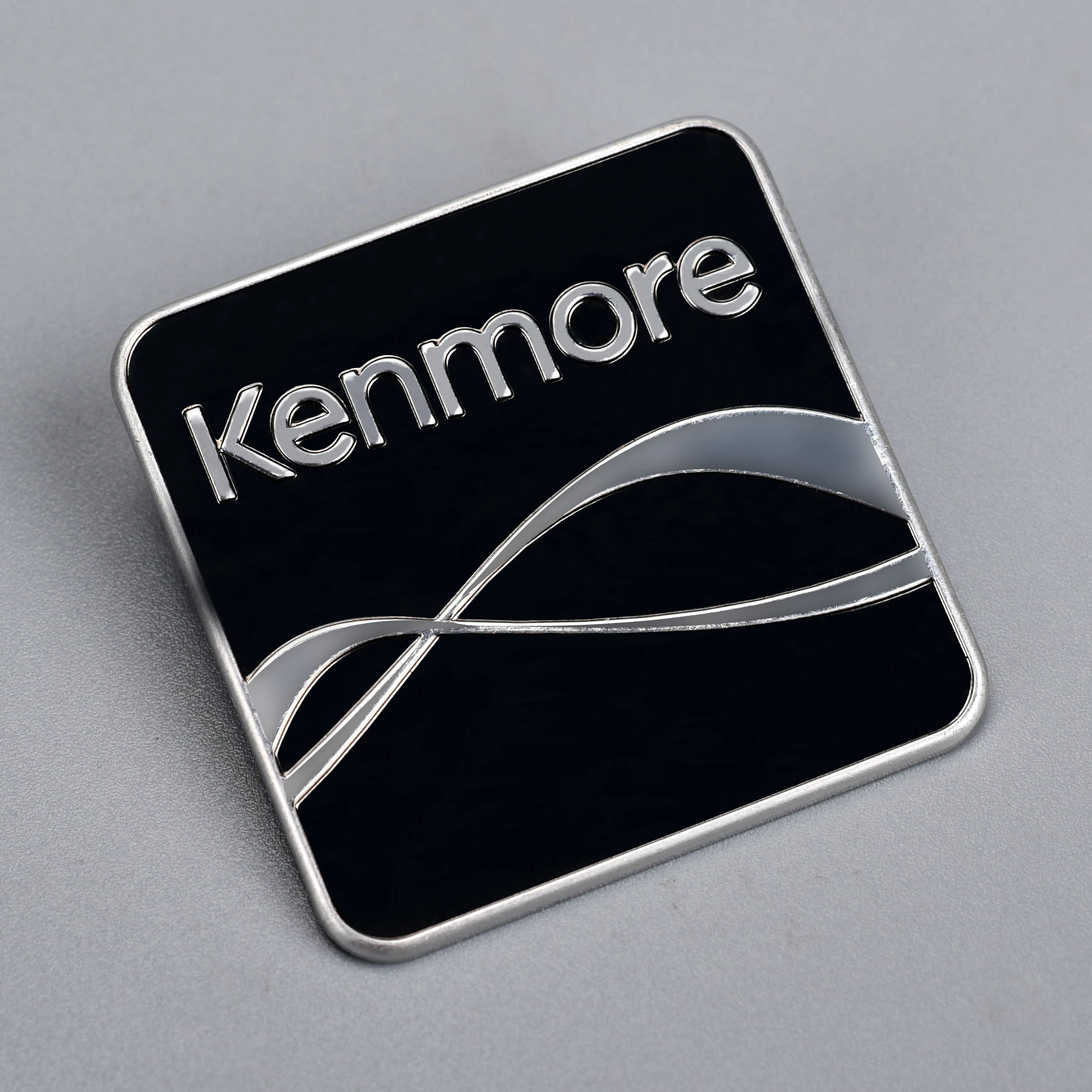 Custom  Decorative Metal Custom Nameplate Maker Aluminum Sticker Label