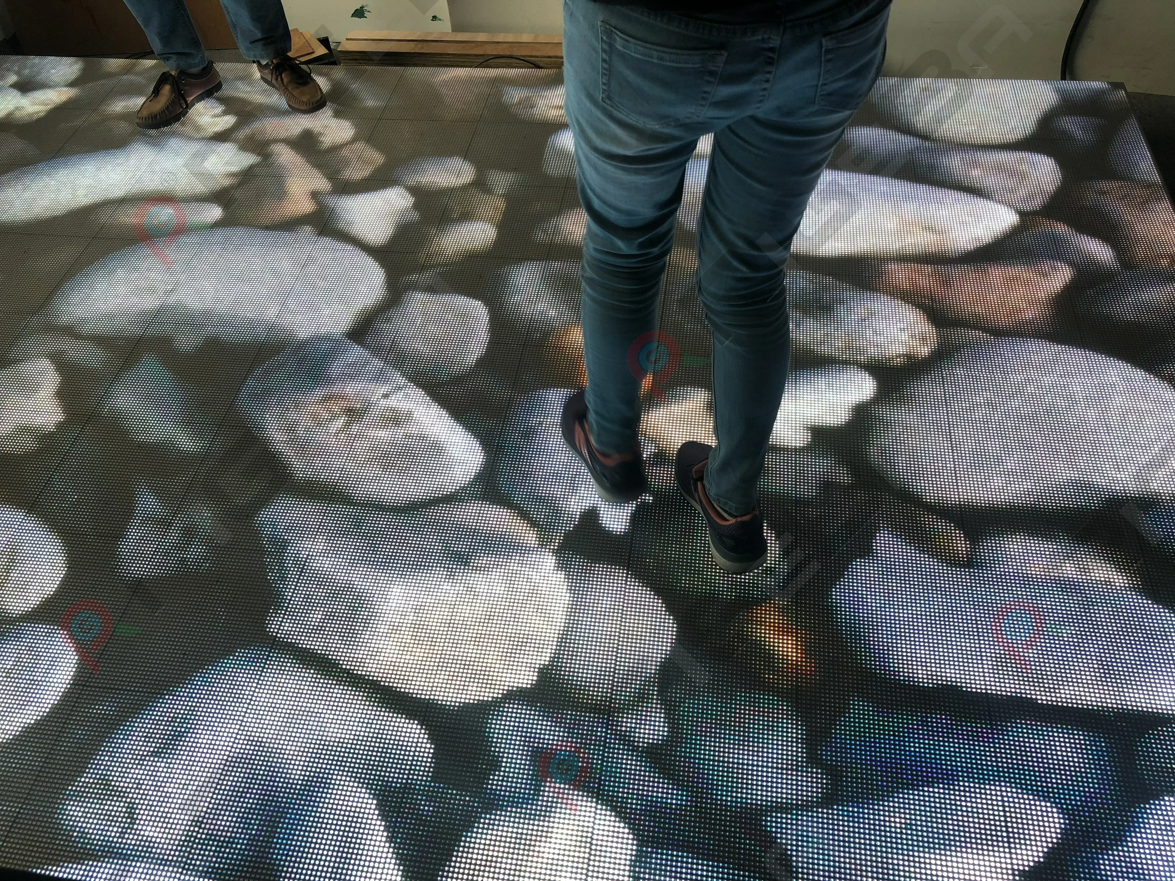 rigeba disco dj stage popular P6.25 led video interactive dance floor for party events