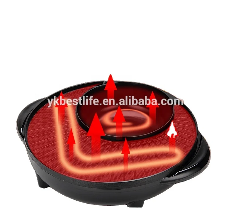 35cm nutril round electric hot pot grill
