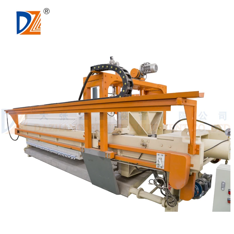 Copper Concentrate Mining Slurry Dewatering Automatic Cloth Cleaning Filter Press