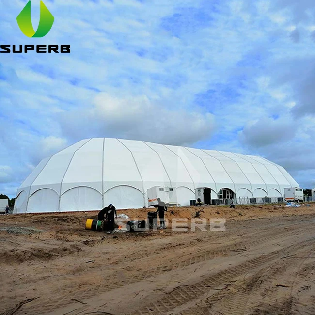 Large Outdoor Igloo Geodesic Dome Tent Waterproof and Fireproof with PVC Coated Aluminium and Steel Frame for Garden Use