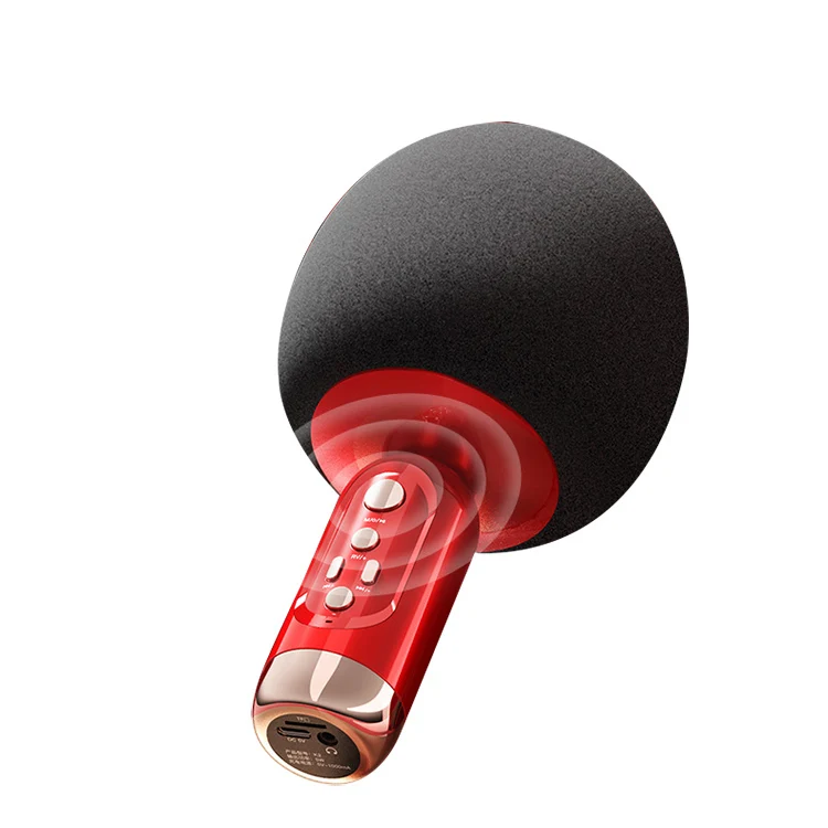 Portable Handheld Karaoke Machine Loudspeaker karaoke mixer speaker with mic wireless kids toys microphone