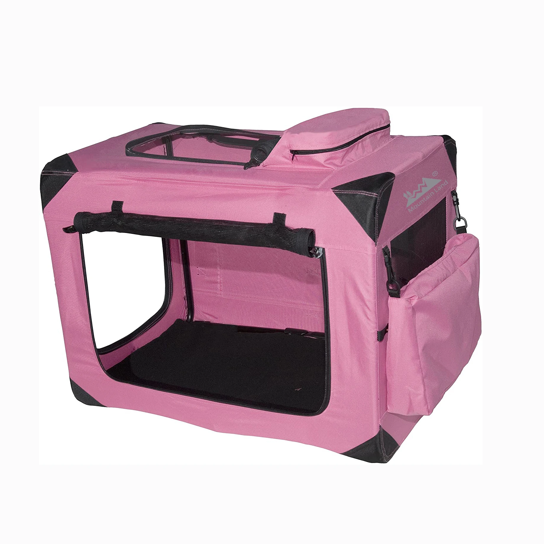 Deluxe Pet Carriers Deluxe Portable Soft Crate for cats and dogs up to 30-pounds