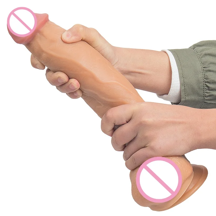 
sex toys huge realistic big soft strapless long male dildo penis for woman female masturbation 