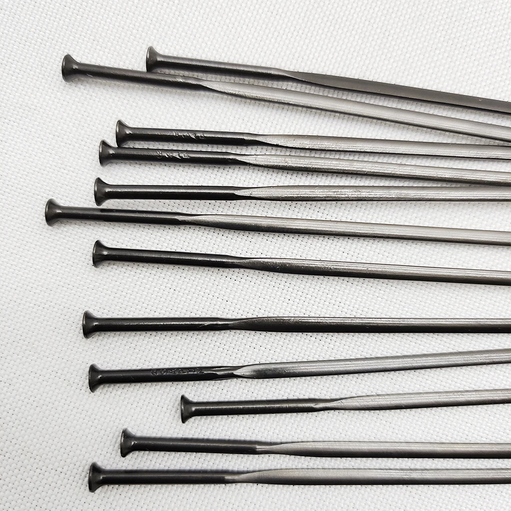 TB2582 MTB And Road Carbon Fiber Bike Wheelset Used Sapim CX-Ray Spokes BLACK Bladed Aero Spoke Straight Pull For Bicycle Wheel