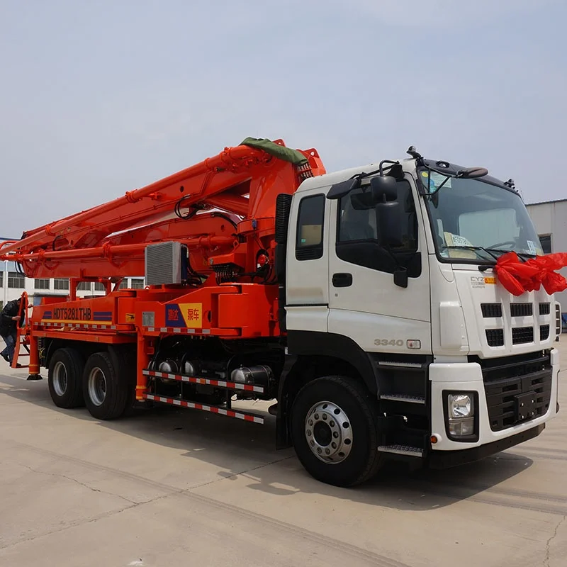 Hot sale Diesel Trucks price 25m concrete pump truck