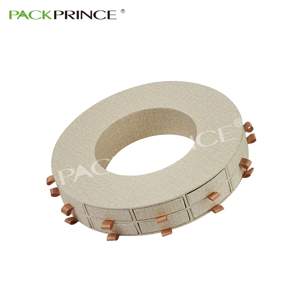 Food Grade Cardboard Fancy Bespoke Surprise Gift Packaging Macron Round Box Rigid Boxes Packprince Paperboard Accept