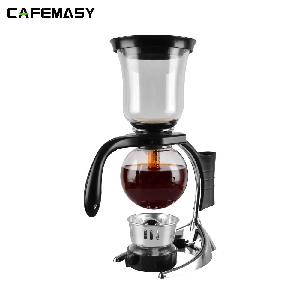 CAFEMASY New Arrival Espresso Coffee Siphon Tools Heat-Resistant Syphon Coffee Maker 3 Cups Coffee Syphon
