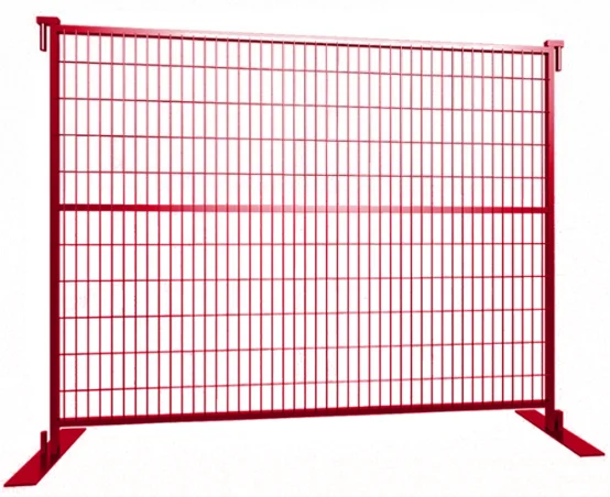 Factory price security perforated 2m pvc picket  australia safety   chain link  panels Canada temporary fence