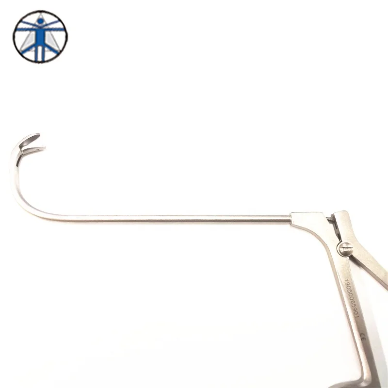 ENT ent хирургические щипцы, щипцы для захвата носа, Длинные изогнутые, вверх 115 градусов