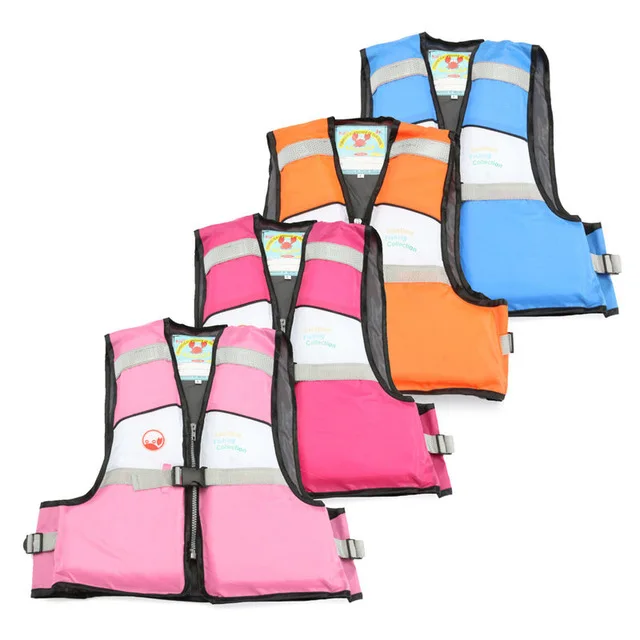 Children Kids Wear Swimming Fishing Life Jacket Coast Guard Rescue Life Vest