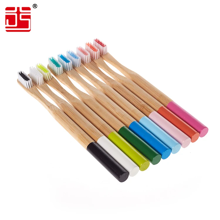 Bambu Handle No Plastic Eco Natural Bristle Charcoal Bamboo Toothbrush For Hotel Use Dental Kit