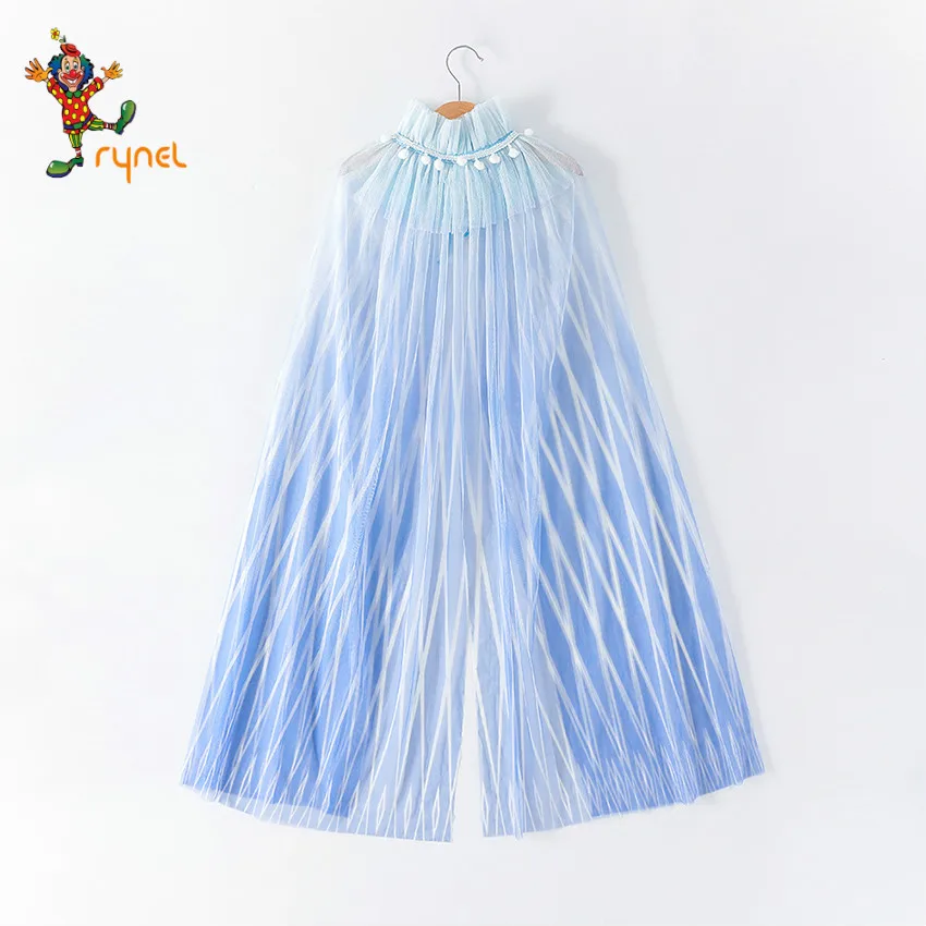 Fashion and lovely  Halloween Christmas masquerade costume Girls holiday party netting cape colorful princess cape PGPF0063