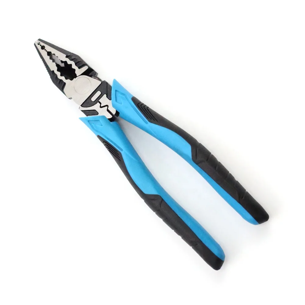 Carbon steel multifunctional steel wire pliers with ergonomic handle