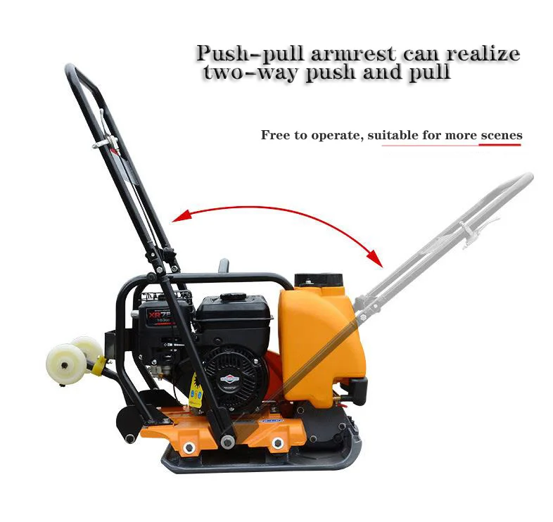 Manufacturer Supply Concrete Surface Grouted Leveled Vibrating Plate Compactor