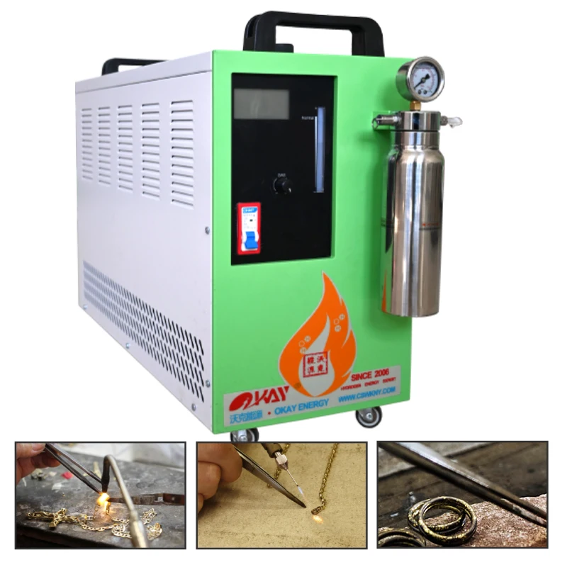 Aluminum repair using hho gas aluminum welder welding machine