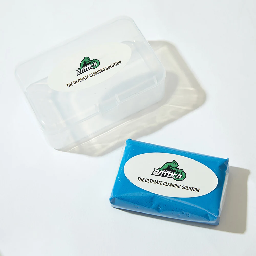 Car Cleaning and washing Tools blue Colors 100g magic clay bar in plastic box