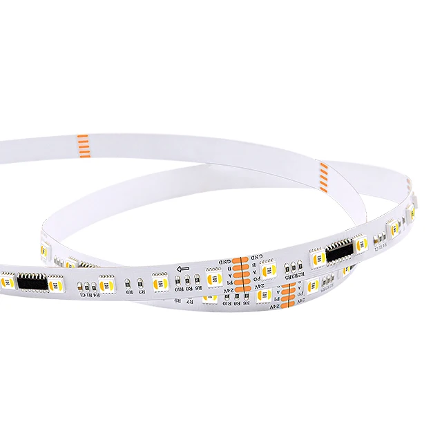 Smart Strip Lights 24V LED RGBTW RGBWW 60leds/m Waterproof Led Lights For Home DMX512