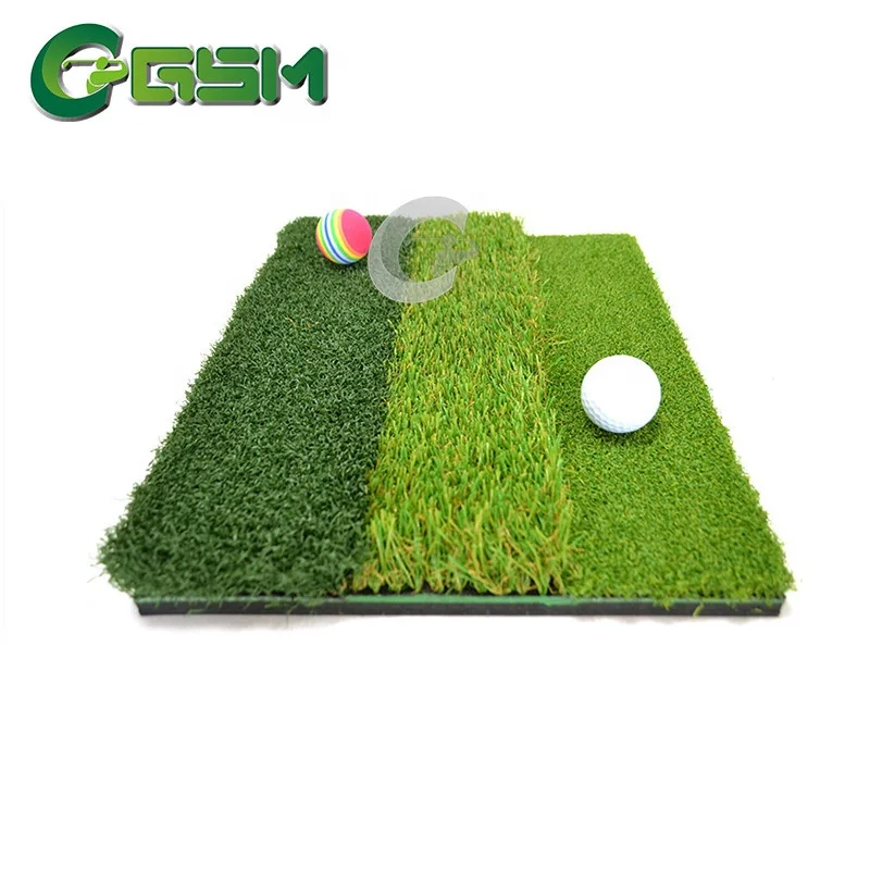 Skillful Manufacturer 3-in-1 Individual Unfoldable Chipping Mats Chipping Golf Mat