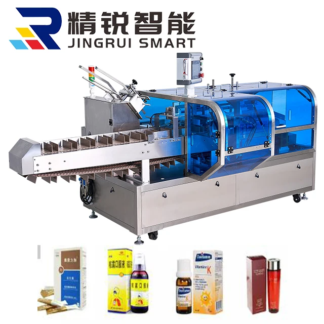 Manufacturer customized full automatic oral solution/medicine pill carton packing machine