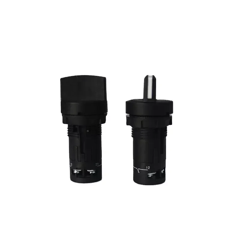 2 Pole rotary switch prevent follow-up Short handle 1contact button switch