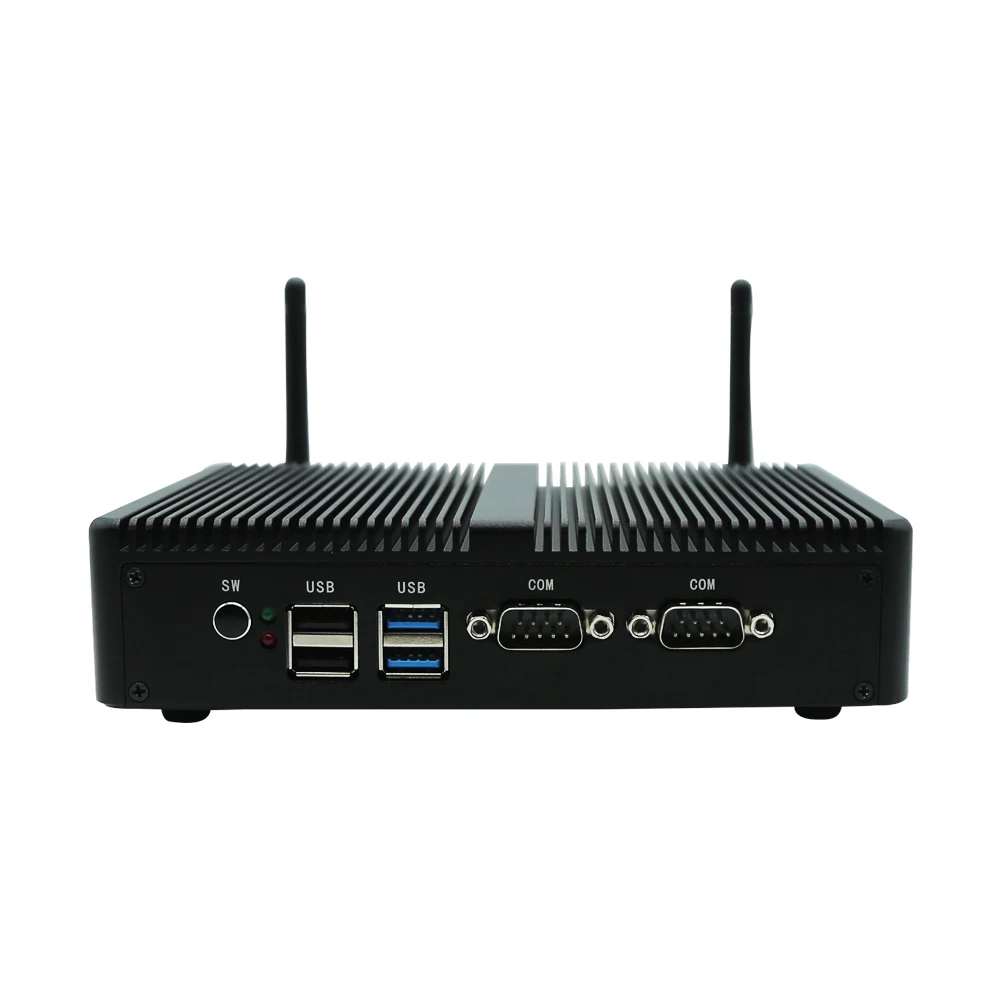 Fanless Mini Pc CPUJ4125 Dual Lan VGA HD 4K Display 2COM RS232  Industrial Kiosk/POS Mini Pc