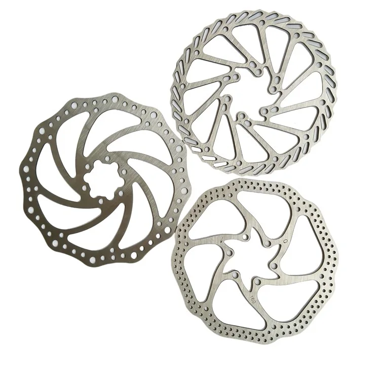 High-quality Bike Brake Component 160mm & 180mm Castellated Bicycle Brake Rotor Disc with Screw