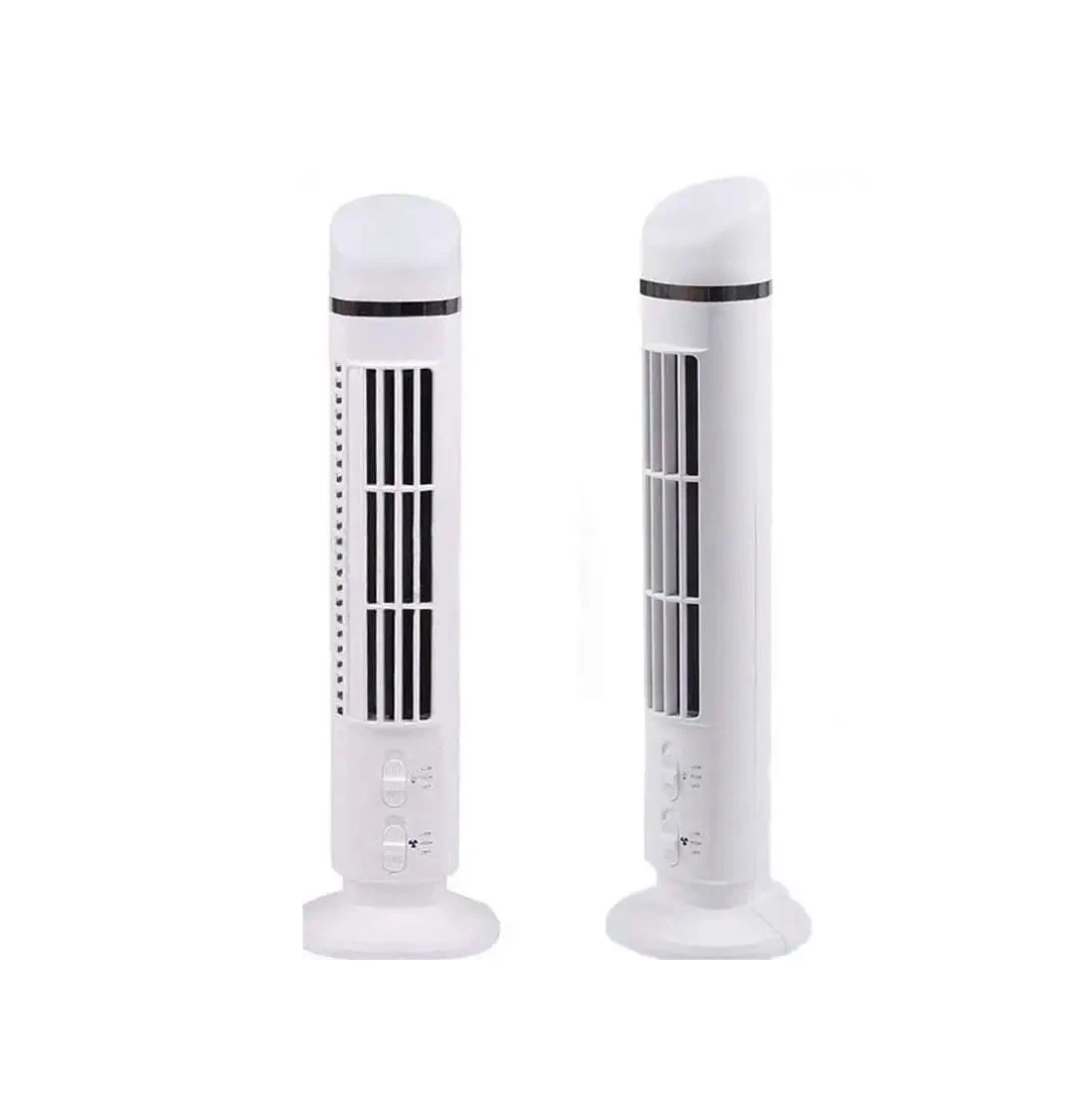 Wholesale USB electric tower portable standing fan with light