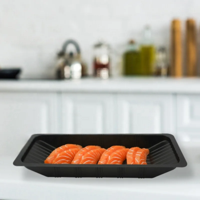 Customized Food Grade PP Tray Meat and Seafood Packaging Tray Frozen Food Disposable Food Trays