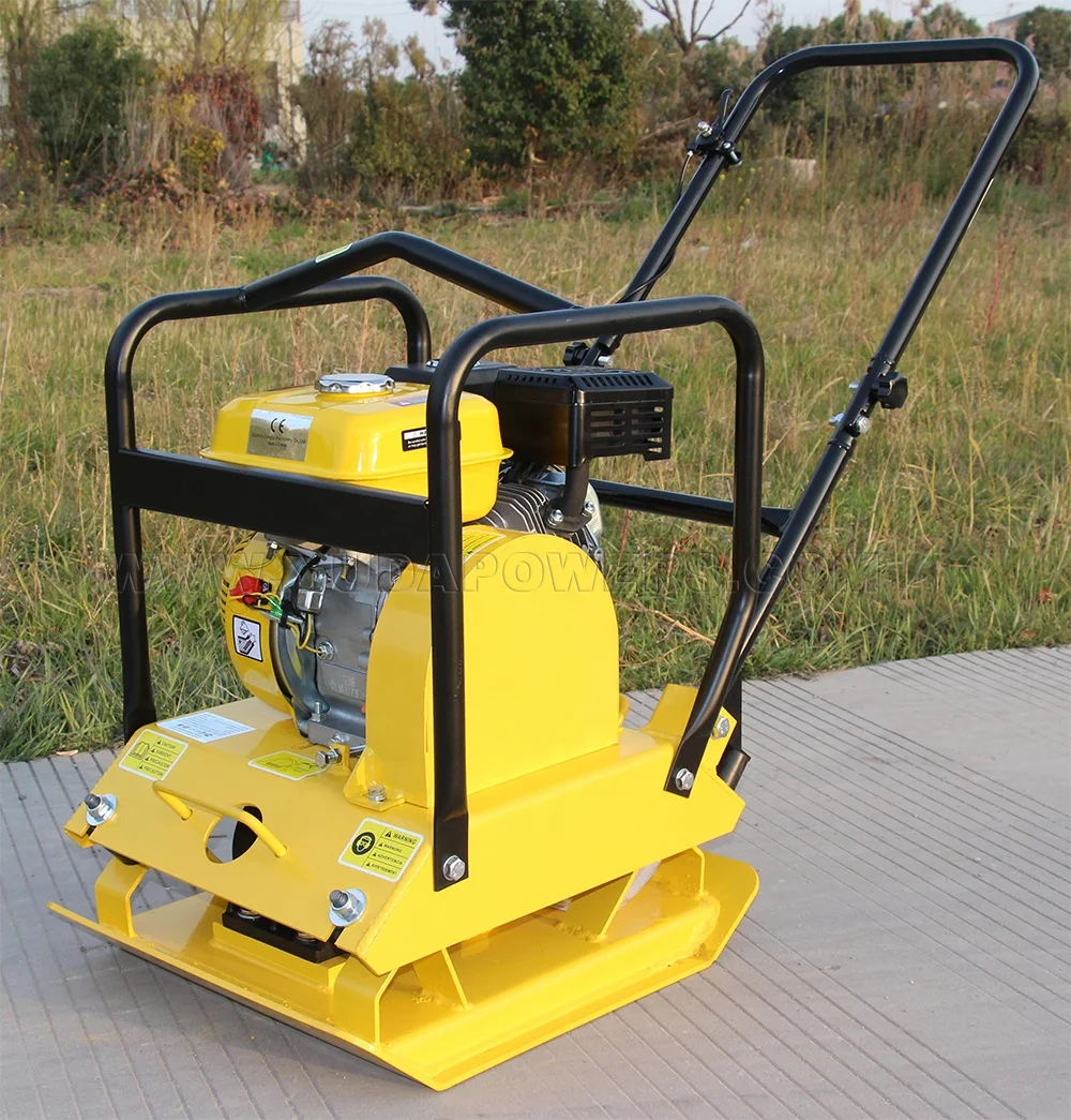 Poland Hot Sell Gasoline Gx160 Gx200 5.5HP 6.5HP 13kn 15kn 20kn Easy Use Vibrating Plate Compactor C80 C90 C100 80kg 90kg 100kg