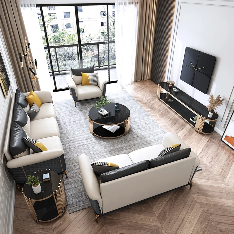 Modern living room furniture stainless steel metal gold tv stands television cabinet tv table luxury