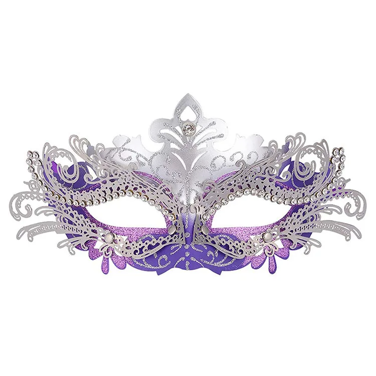 New Arrival Halloween Decoration Dance Sexy Fun Eye Mask Cosplay Performance Props Halloween Party Half Face Gilded Lace Mask