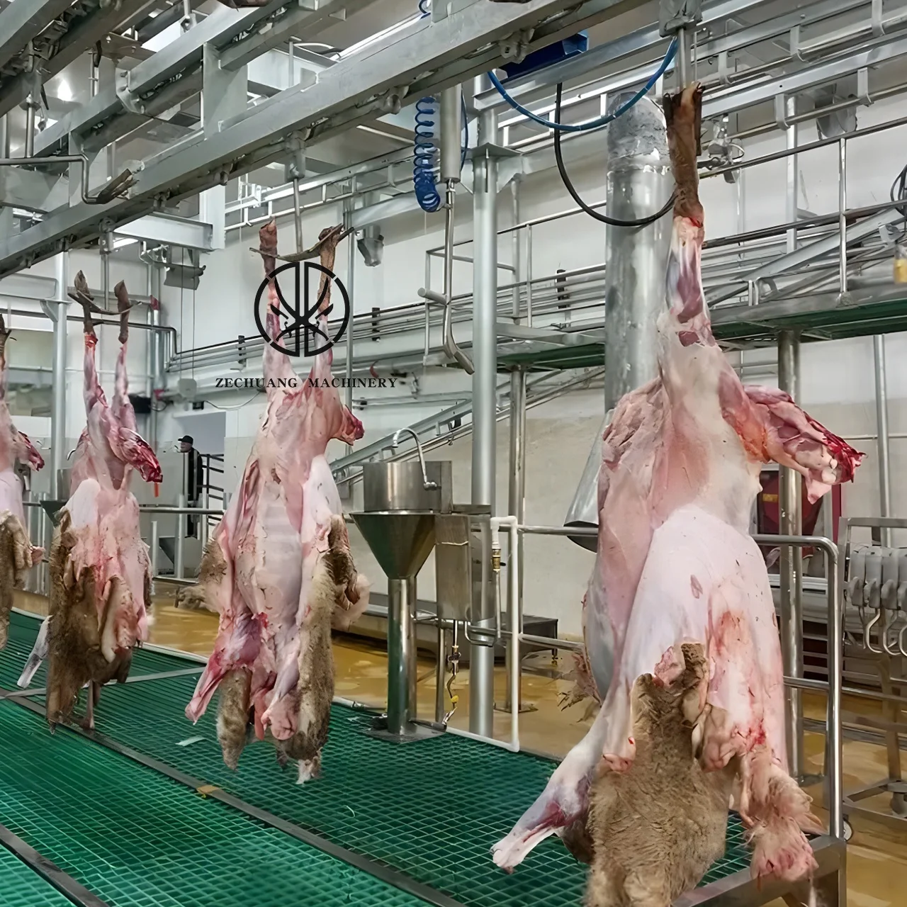 Hot Price Complete 300 Sheep Slaughterhouse Price Of Lamb Cleaning Machine For Meat Mutton Plant Goat Washing Machinery