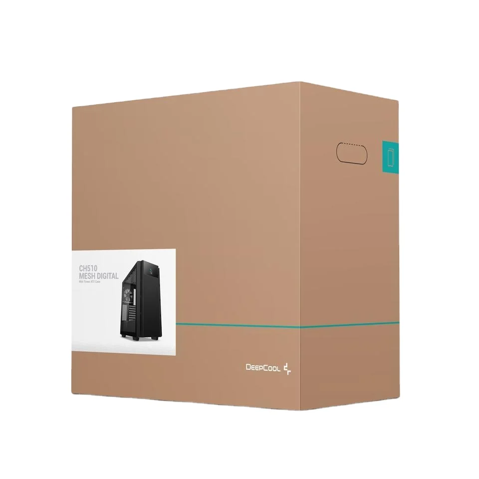 Deepcool CH510 сетчатый цифровой черный АБС/SPCC/закаленное стекло ATX Mid Tower корпус для компьютера