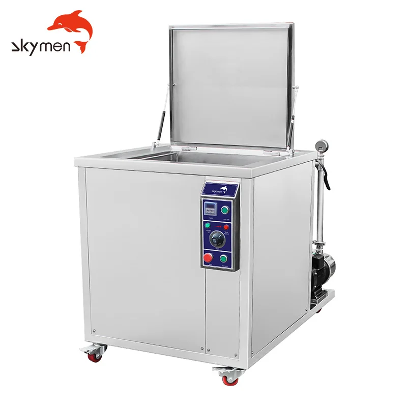 Skymen JP-300G 1500W 100L OEM filter industrial ultrasonic fuel injector cleaner