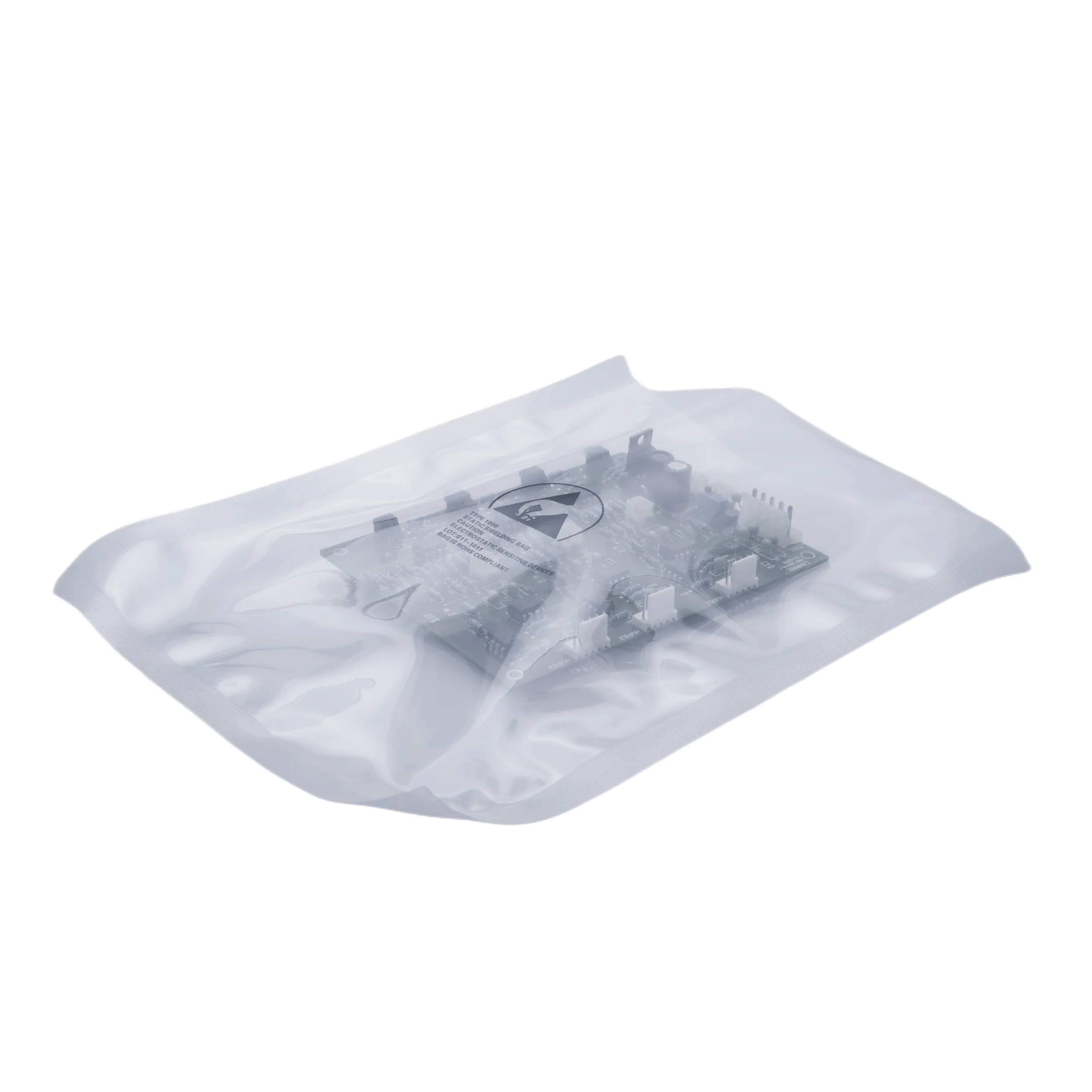 OEM Logo Printed Foil Ziplock Mbb Laminated Anti Static moistureproof Aluminum ESD Shielding Pouches Bags For PCB IC