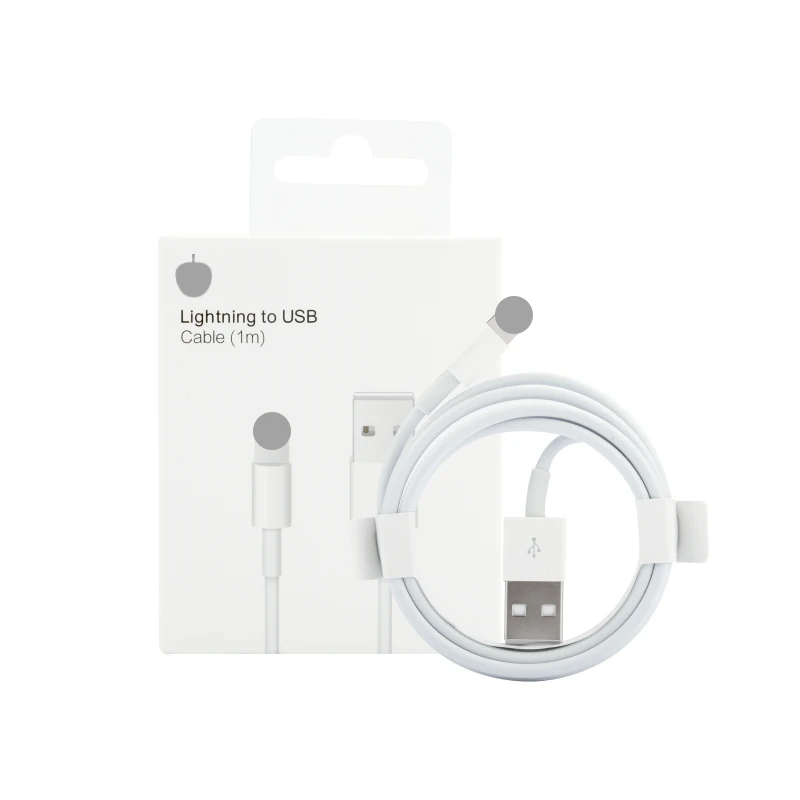 Оригинальный логотип Упаковка лучшее качество USB кабель для iPhone кабель Премиум 1 м 2.1A Быстрая зарядка для iPhone 7 8 X