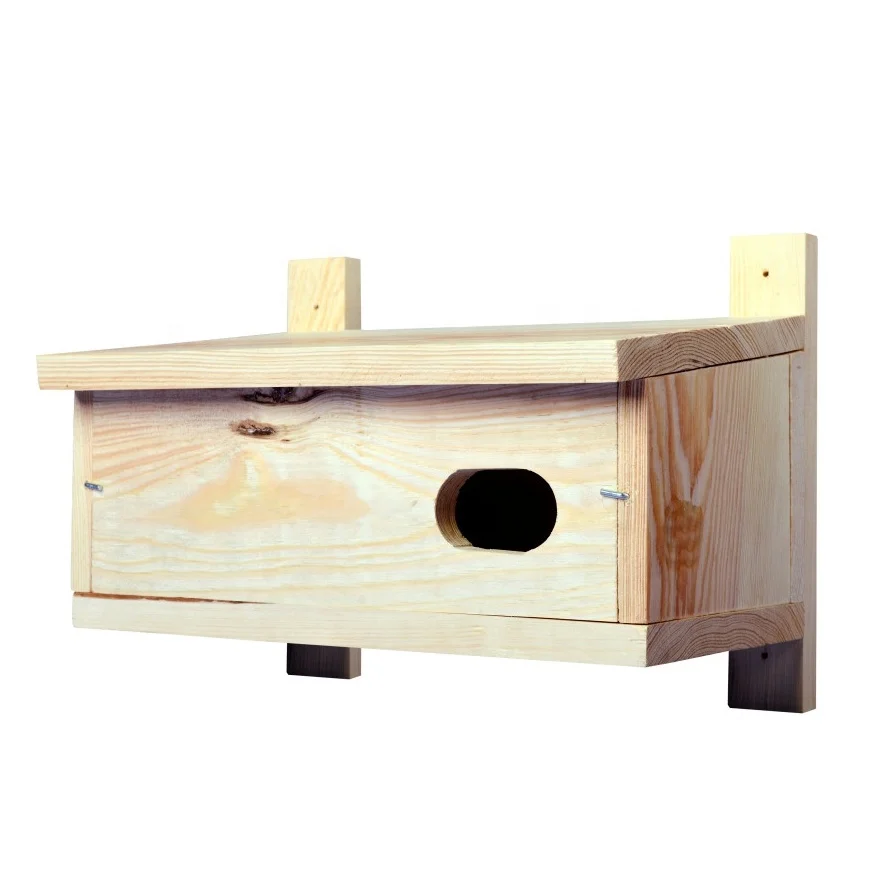 SWIFT NEST BOX XJY-SNB20211101 by Vogelhaus Windproof Quadrate Bird Nest Box Solid Pine Wood Material
